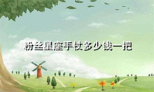 粉丝星座手杖多少钱一把