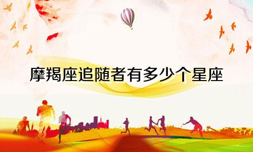 摩羯座追随者有多少个星座