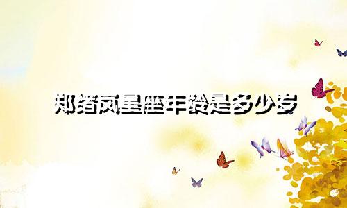 郑绪岚星座年龄是多少岁