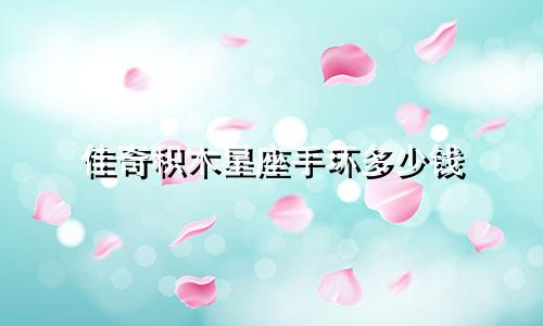 佳奇积木星座手环多少钱