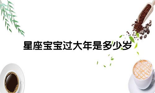 星座宝宝过大年是多少岁