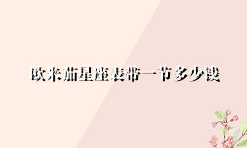 欧米茄星座表带一节多少钱
