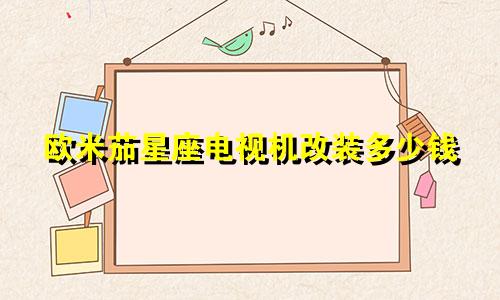 欧米茄星座电视机改装多少钱