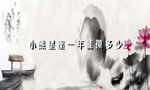 小熊星座一年能攒多少