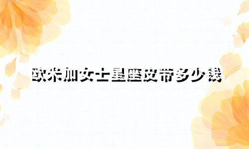 欧米加女士星座皮带多少钱