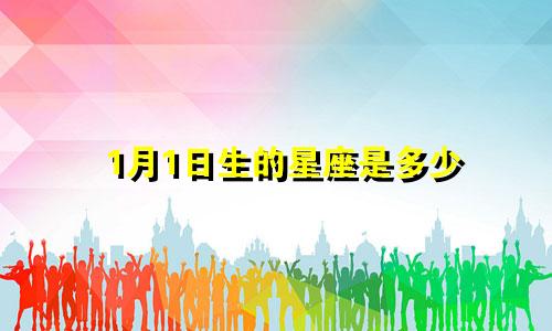 1月1日生的星座是多少