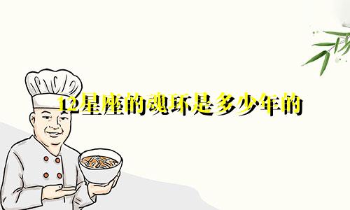 12星座的魂环是多少年的