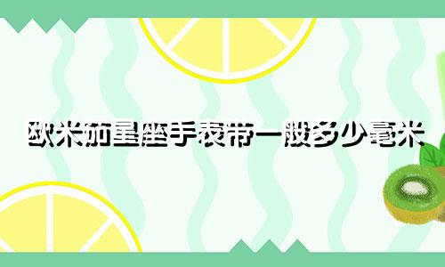 欧米茄星座手表带一般多少毫米