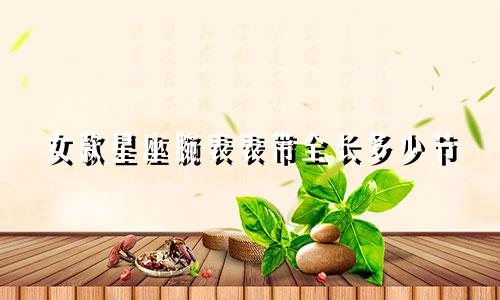 女款星座腕表表带全长多少节