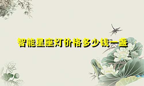 智能星座灯价格多少钱一盏
