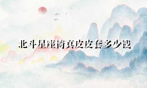 北斗星座椅真皮皮套多少钱