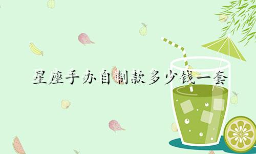 星座手办自制款多少钱一套