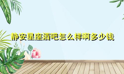 静安星座酒吧怎么样啊多少钱