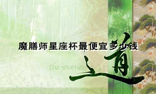 魔膳师星座杯最便宜多少钱