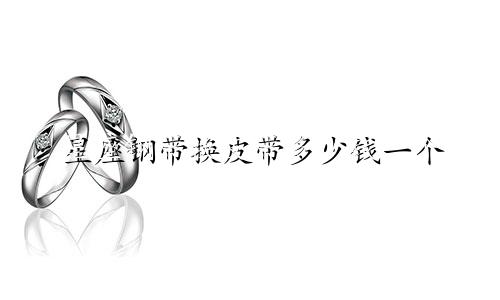 星座钢带换皮带多少钱一个