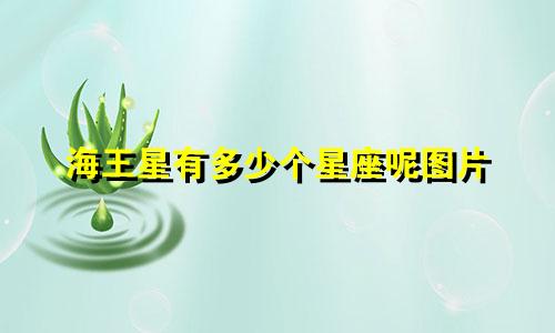 海王星有多少个星座呢图片