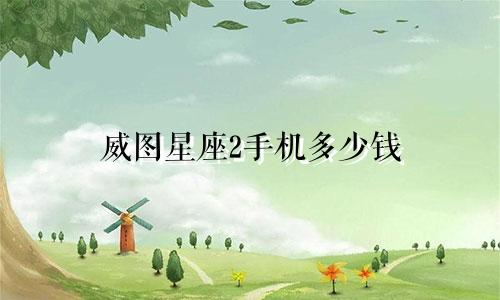 威图星座2手机多少钱