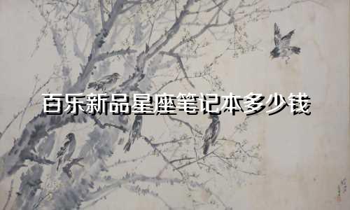 百乐新品星座笔记本多少钱