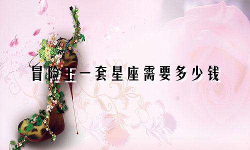 冒险王一套星座需要多少钱