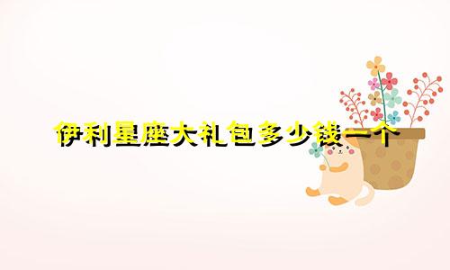 伊利星座大礼包多少钱一个