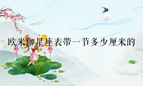 欧米伽星座表带一节多少厘米的