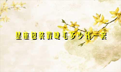 星座包装假睫毛多少钱一套