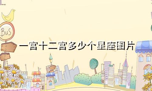 一宫十二宫多少个星座图片