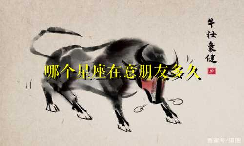 哪个星座在意朋友多久