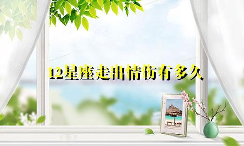 12星座走出情伤有多久