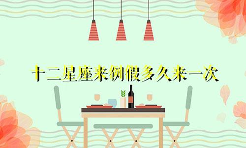 十二星座来例假多久来一次
