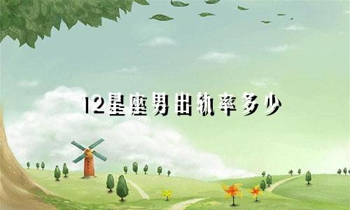 12星座男出轨率多少