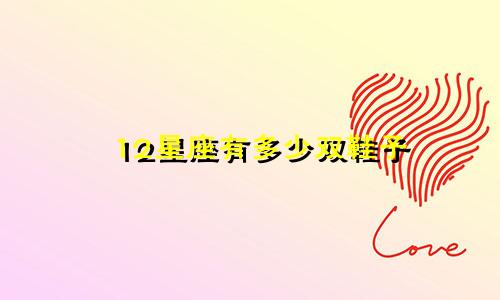 12星座有多少双鞋子