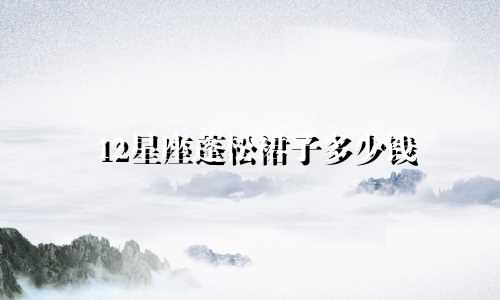 12星座蓬松裙子多少钱