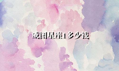 威图星座1多少钱