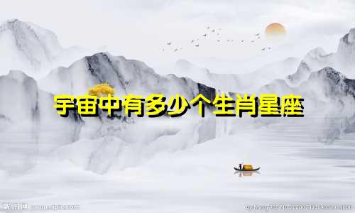 宇宙中有多少个生肖星座