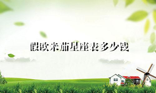 假欧米茄星座表多少钱