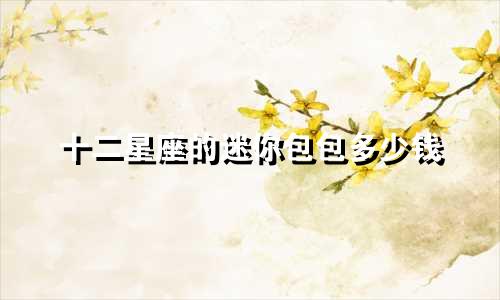 十二星座的迷你包包多少钱