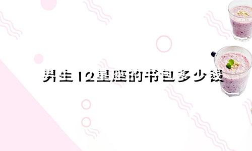男生12星座的书包多少钱