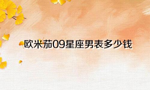 欧米茄09星座男表多少钱