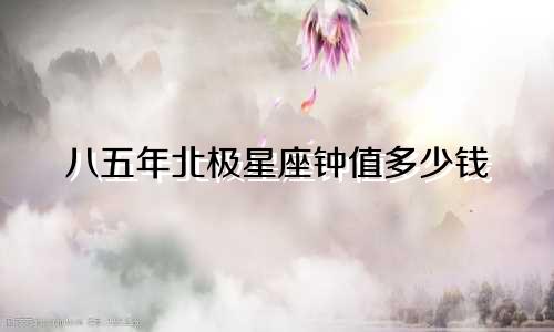 八五年北极星座钟值多少钱