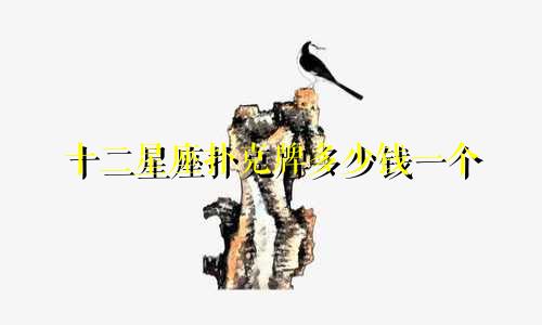 十二星座扑克牌多少钱一个