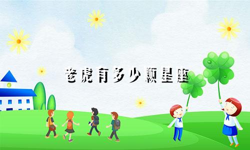 老虎有多少颗星座