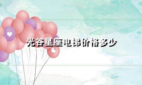 光谷星座电梯价格多少