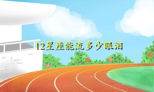 12星座能流多少眼泪