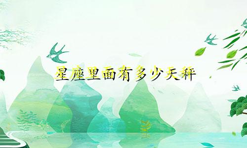 星座里面有多少天秤