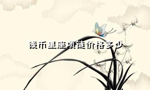 钱币星座项链价格多少