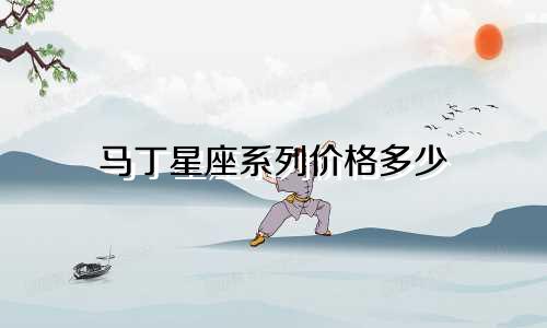 马丁星座系列价格多少