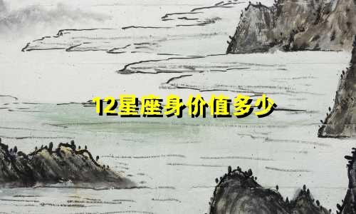 12星座身价值多少