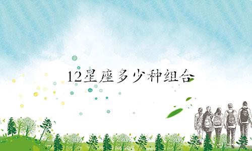 12星座多少种组合