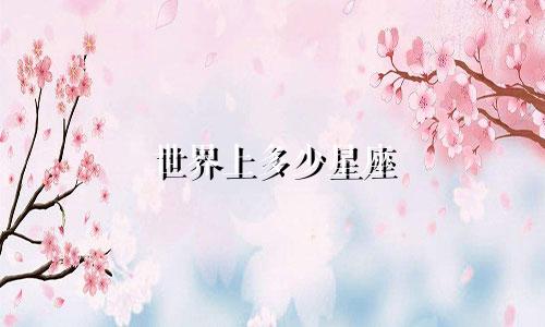 世界上多少星座